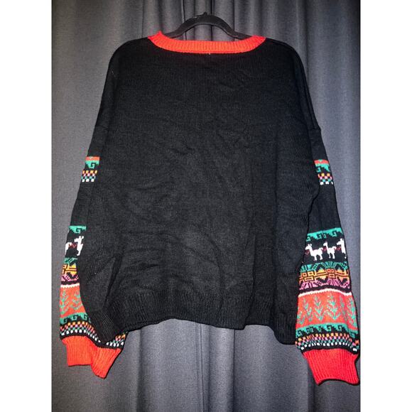Ugly Christmas Sweater Xmas Size 2XL Llama - Picture 3 of 3